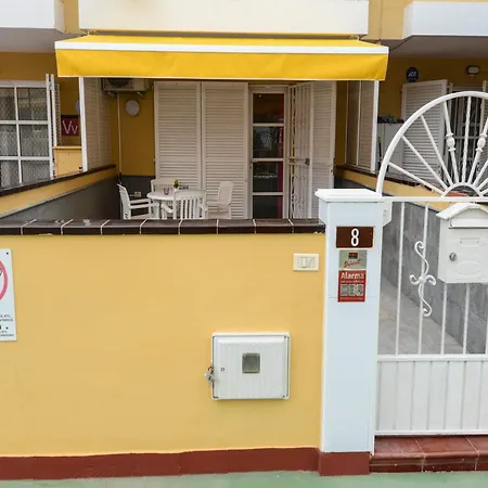 Apartamento Tenerife Sur Cristianos,parking,air,wifi *